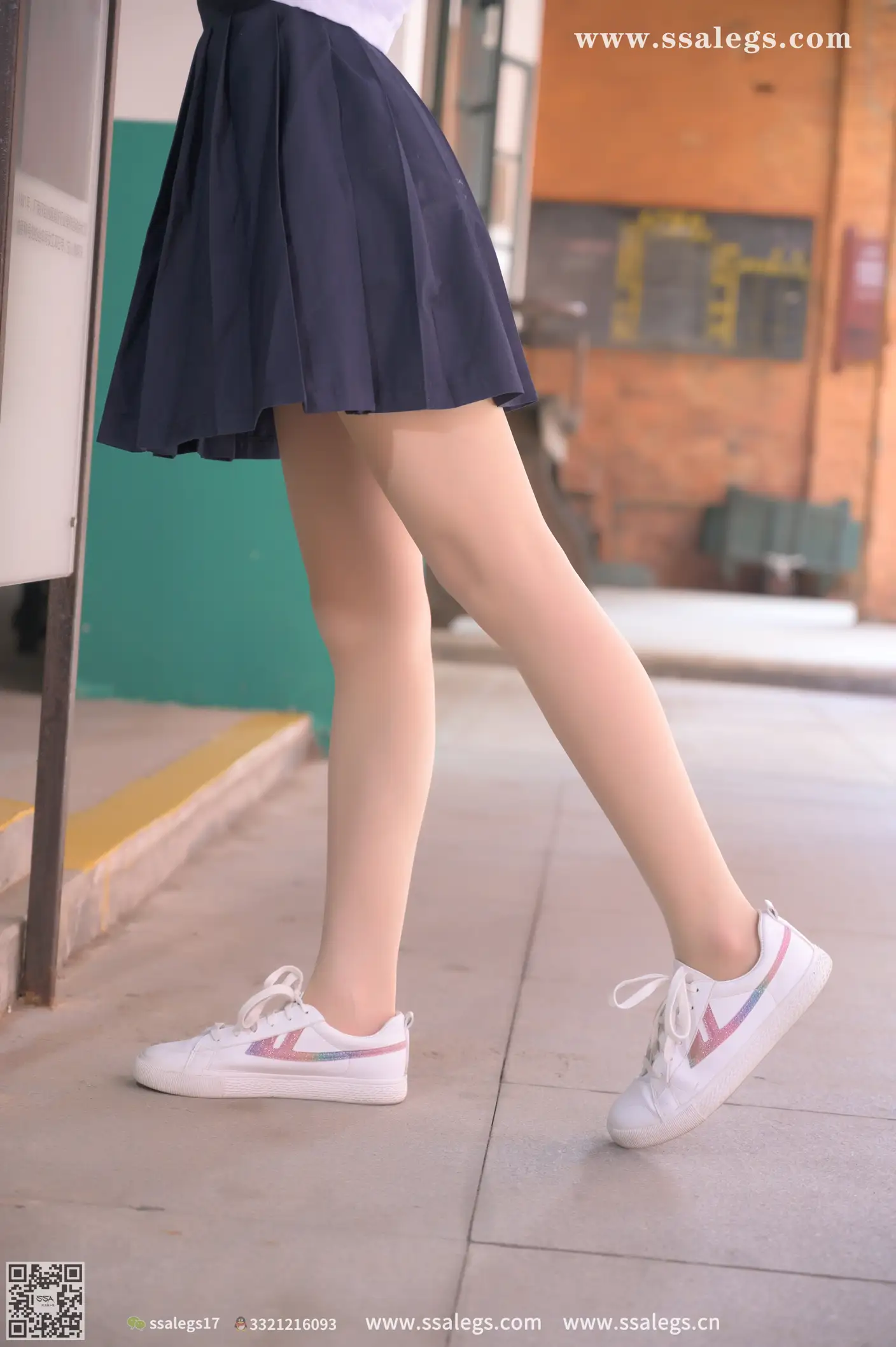 [爱美足] NO.422 漫漫白色jk制服肉丝写真(下) 丝社#[124P]-3