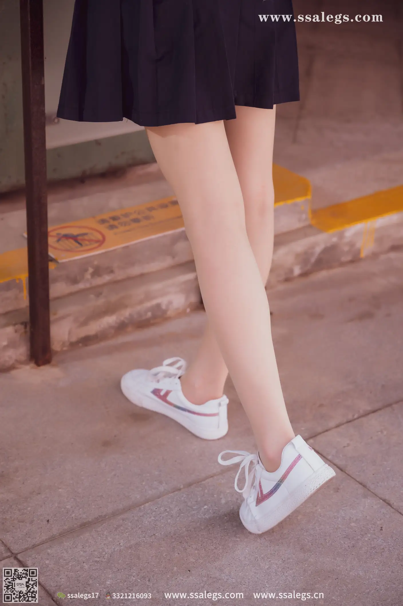 [爱美足] NO.422 漫漫白色jk制服肉丝写真(下) 丝社#[124P]-4