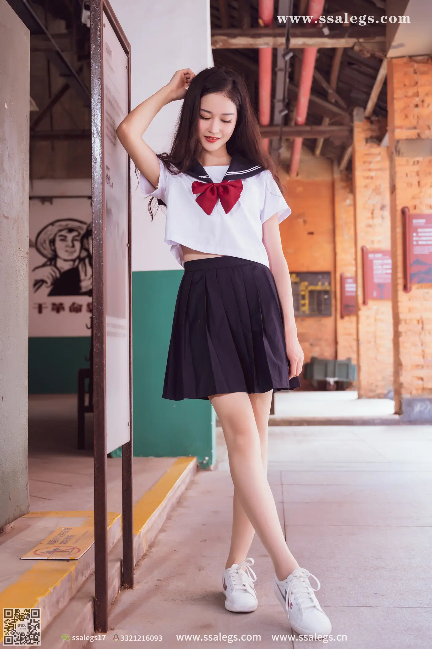 [爱美足] NO.422 漫漫白色jk制服肉丝写真(下) 丝社#[124P]-6