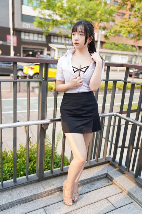 [爱美足] NO.078  陈家琳 OL短裙 高跟美腿外拍 街拍#[100P]-2