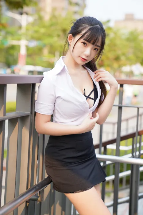 [爱美足] NO.078  陈家琳 OL短裙 高跟美腿外拍 街拍#[100P]-4