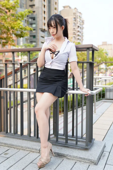 [爱美足] NO.078  陈家琳 OL短裙 高跟美腿外拍 街拍#[100P]-6