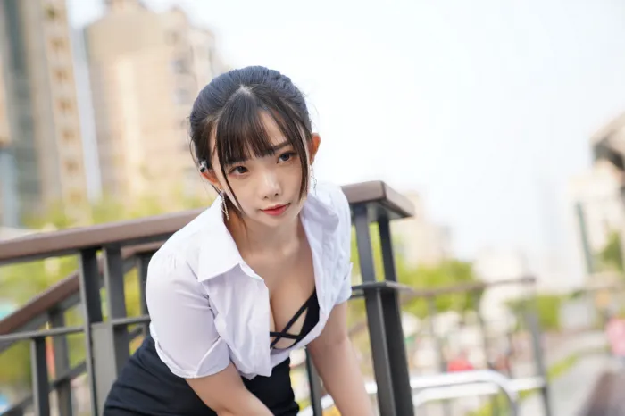 [爱美足] NO.078  陈家琳 OL短裙 高跟美腿外拍 街拍#[100P]-7