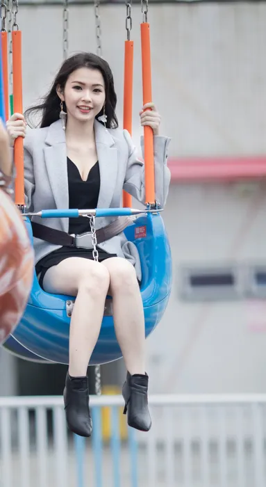 [爱美足] NO.062  杨宓凌 包臀裙更显性感 街拍#[100P]-2