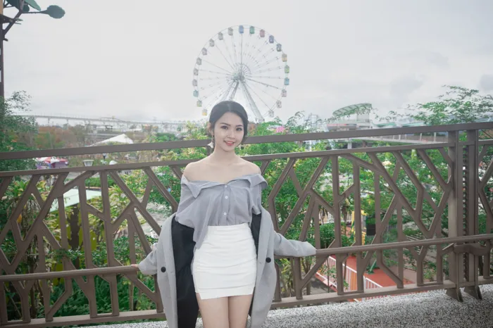 [爱美足] NO.062  杨宓凌 包臀裙更显性感 街拍#[100P]-3