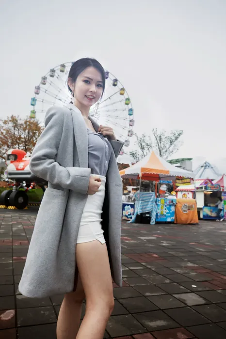 [爱美足] NO.062  杨宓凌 包臀裙更显性感 街拍#[100P]-4