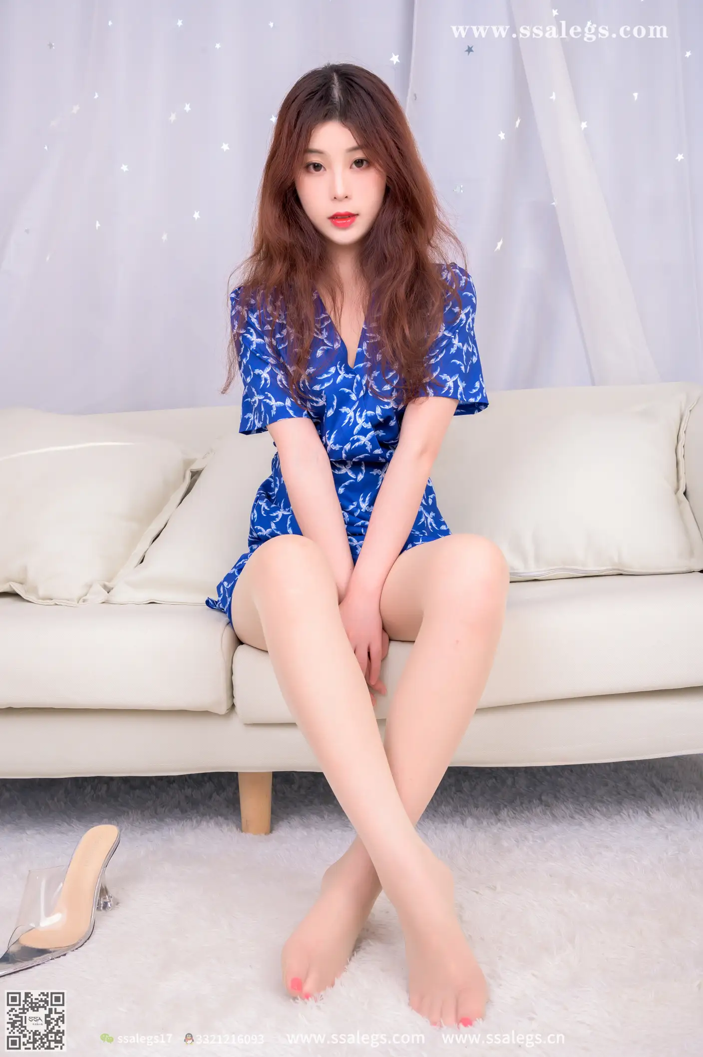 [爱美足] NO.420 媛媛法式碎花裙肉丝写真(下) 丝社#[122P]-4