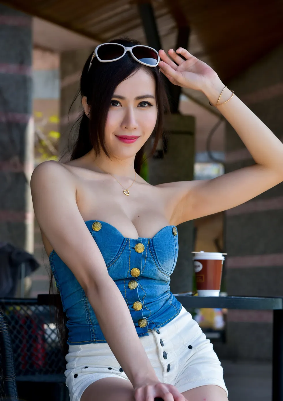 [爱美足] NO.181 妍希 露肩短裤长靴美腿 街拍#[71P]-4