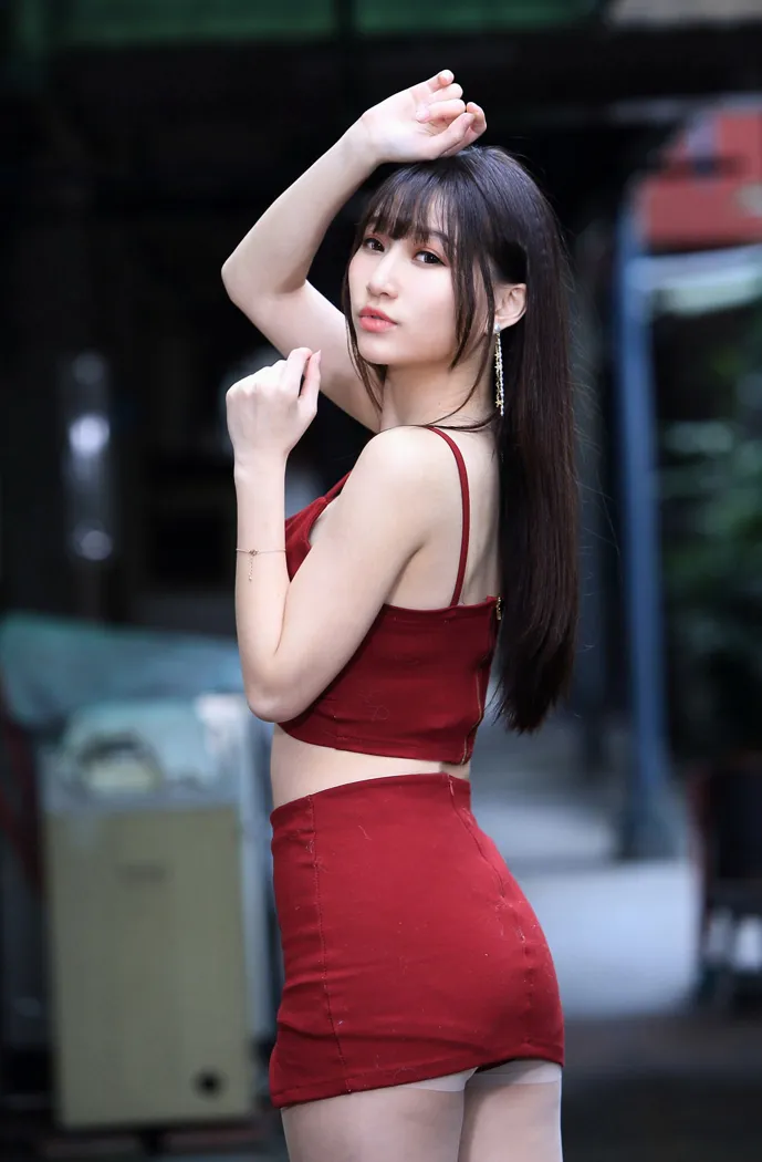 [爱美足] NO.100 张雅筑 紧身短裙丝袜高跟美腿 街拍#[64P]-2