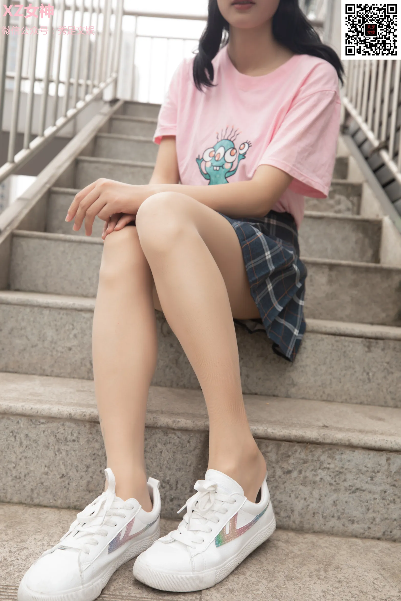 [爱美足] NO.006 青春无敌的百褶裙少女 街拍#[60P]-2