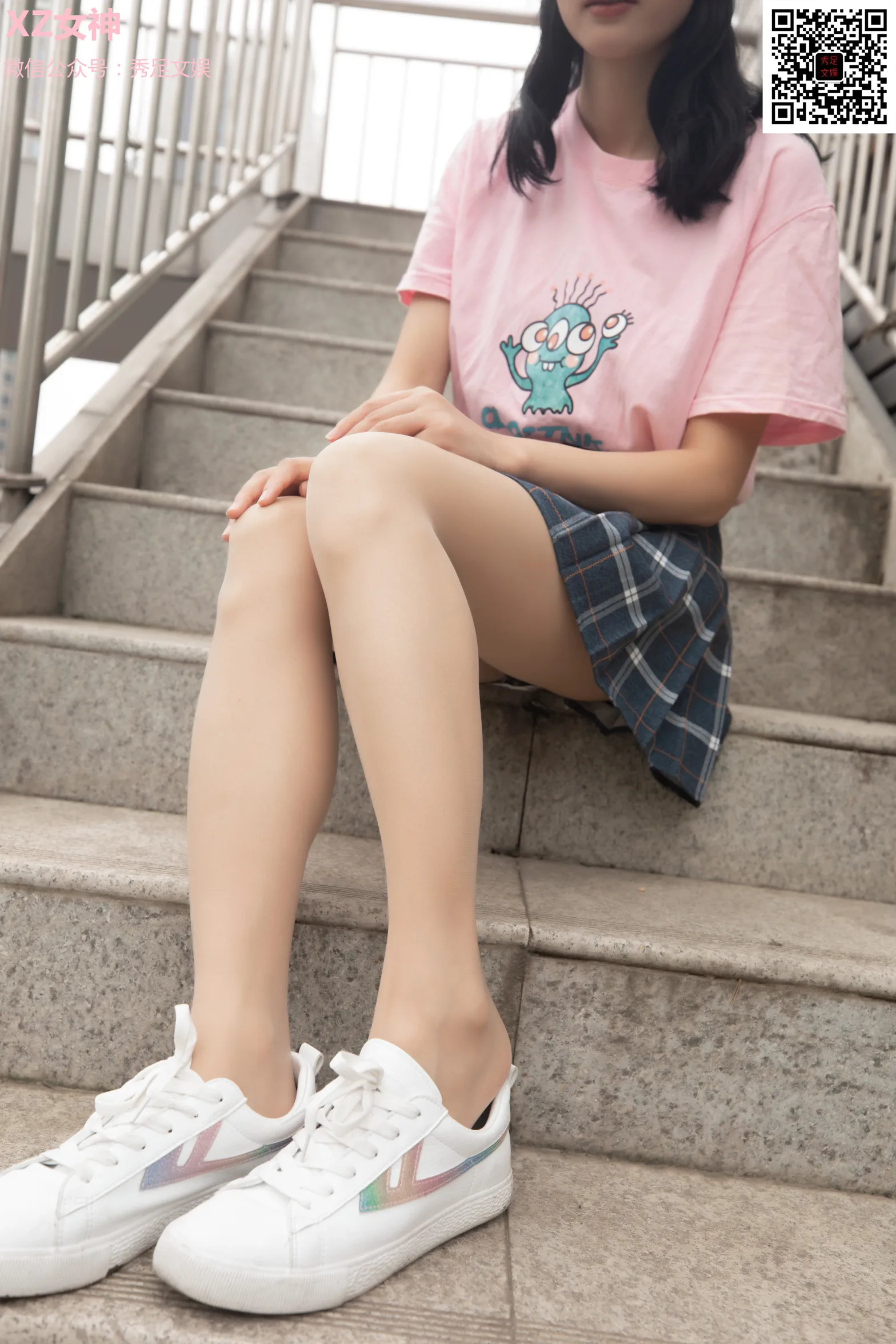 [爱美足] NO.006 青春无敌的百褶裙少女 街拍#[60P]-4
