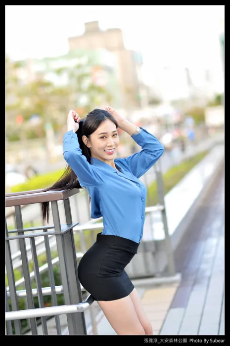 [爱美足] NO.091 张雅淳 大安森林 高跟美腿外拍 街拍#[54P]-5