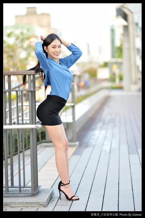 [爱美足] NO.091 张雅淳 大安森林 高跟美腿外拍 街拍#[54P]-6