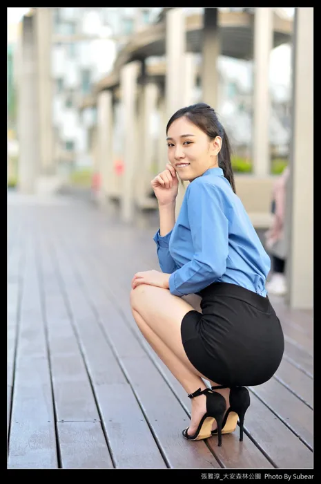 [爱美足] NO.091 张雅淳 大安森林 高跟美腿外拍 街拍#[54P]-8