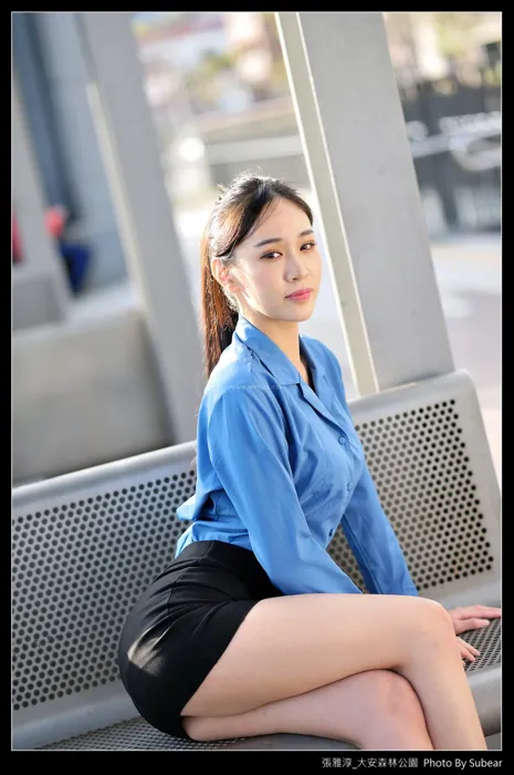 [爱美足] NO.091 张雅淳 大安森林 高跟美腿外拍 街拍#[54P]-10