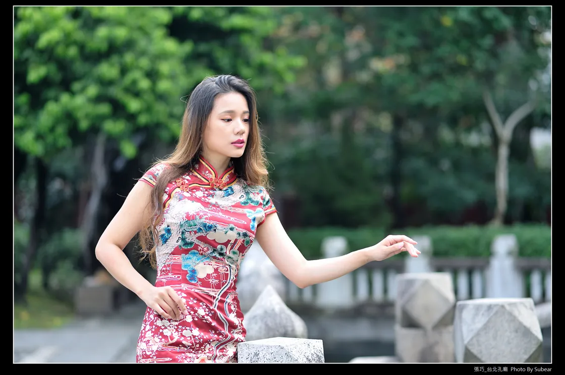 [爱美足] NO.098 张巧 旗袍黑丝高跟美腿 街拍#[54P]-3