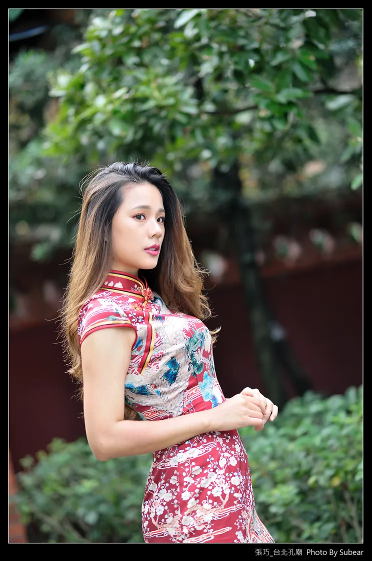 [爱美足] NO.098 张巧 旗袍黑丝高跟美腿 街拍#[54P]-7