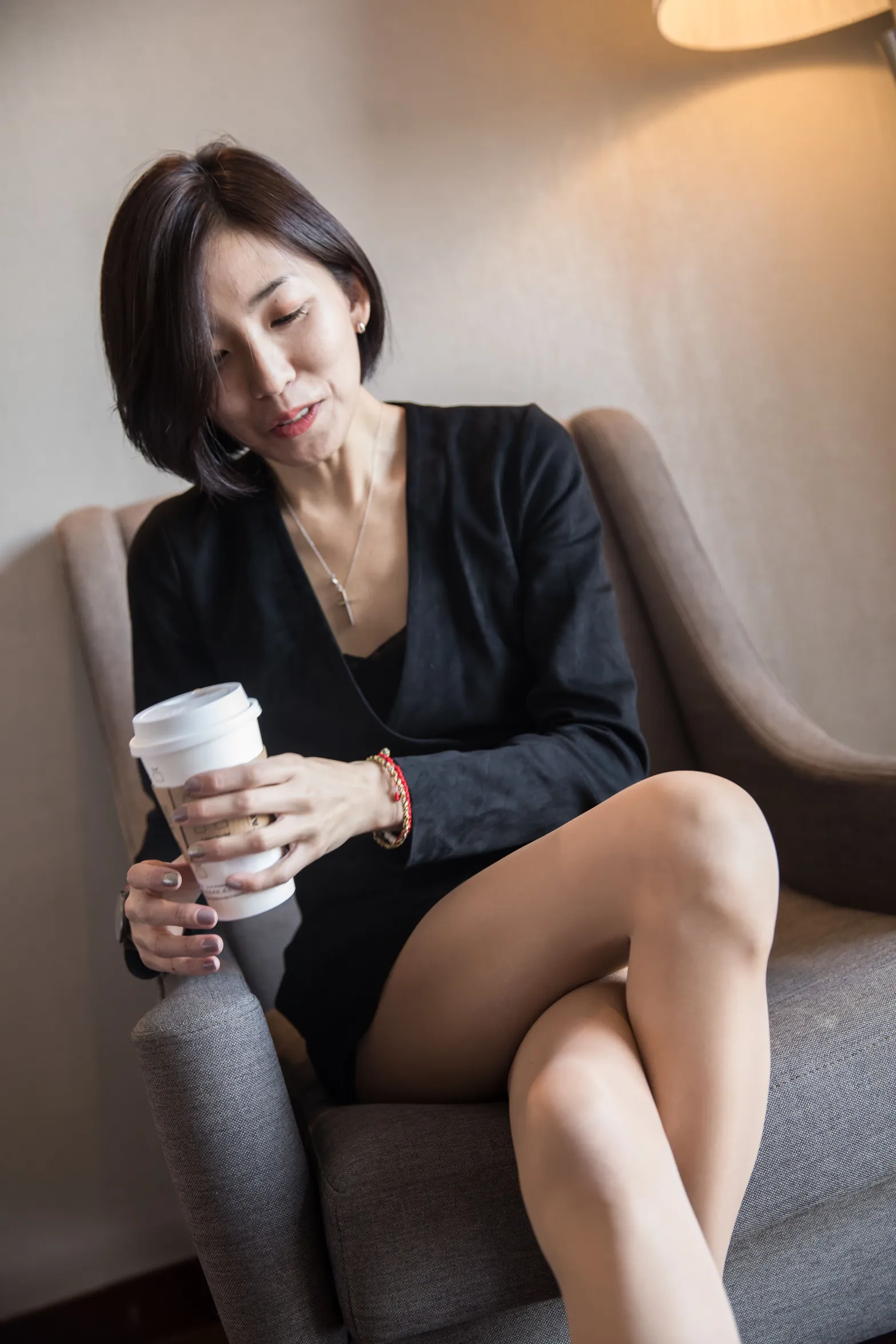 [爱美足] NO.120 酒店骨感美女肉丝高跟 街拍#[88P]-7