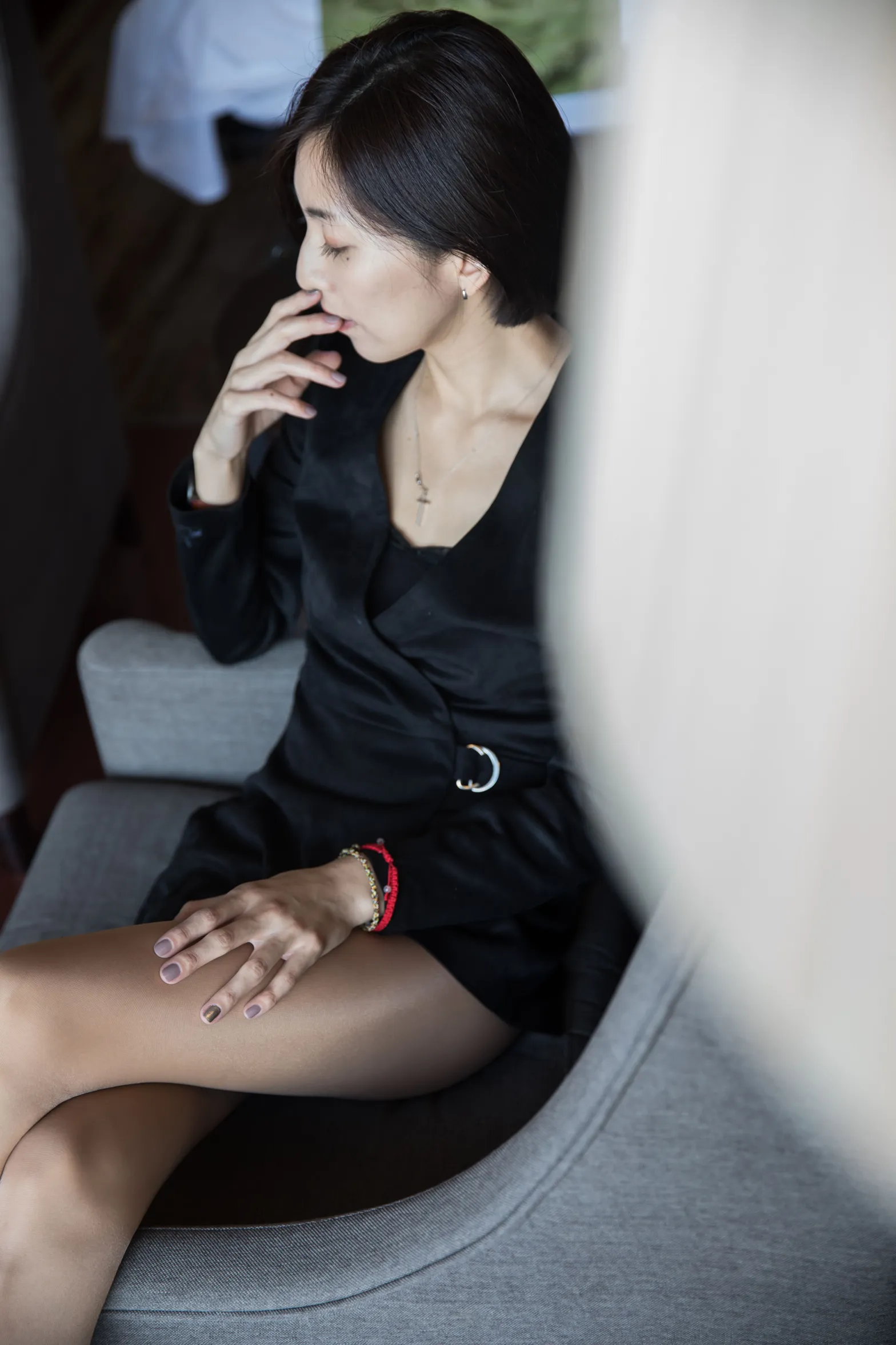 [爱美足] NO.120 酒店骨感美女肉丝高跟 街拍#[88P]-10