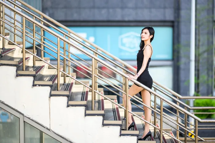 [爱美足] NO.226 Bao 丝袜高跟美腿外拍2 街拍#[99P]-12
