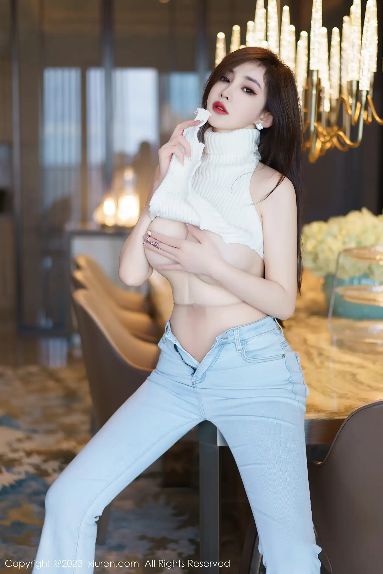 [秀人网] 2023.04.07 NO.6534 Carol周妍希 牛仔裤#[72P]-26