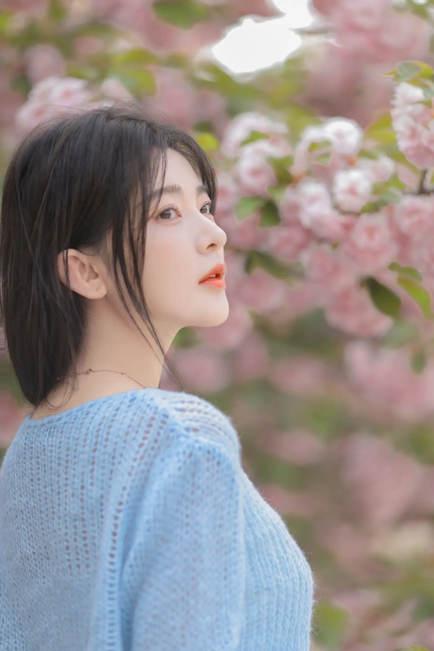 [艺图语] 2022.06.22 Vol.1252 – 粉蓝晚樱 杨伊墨#[29P]-20