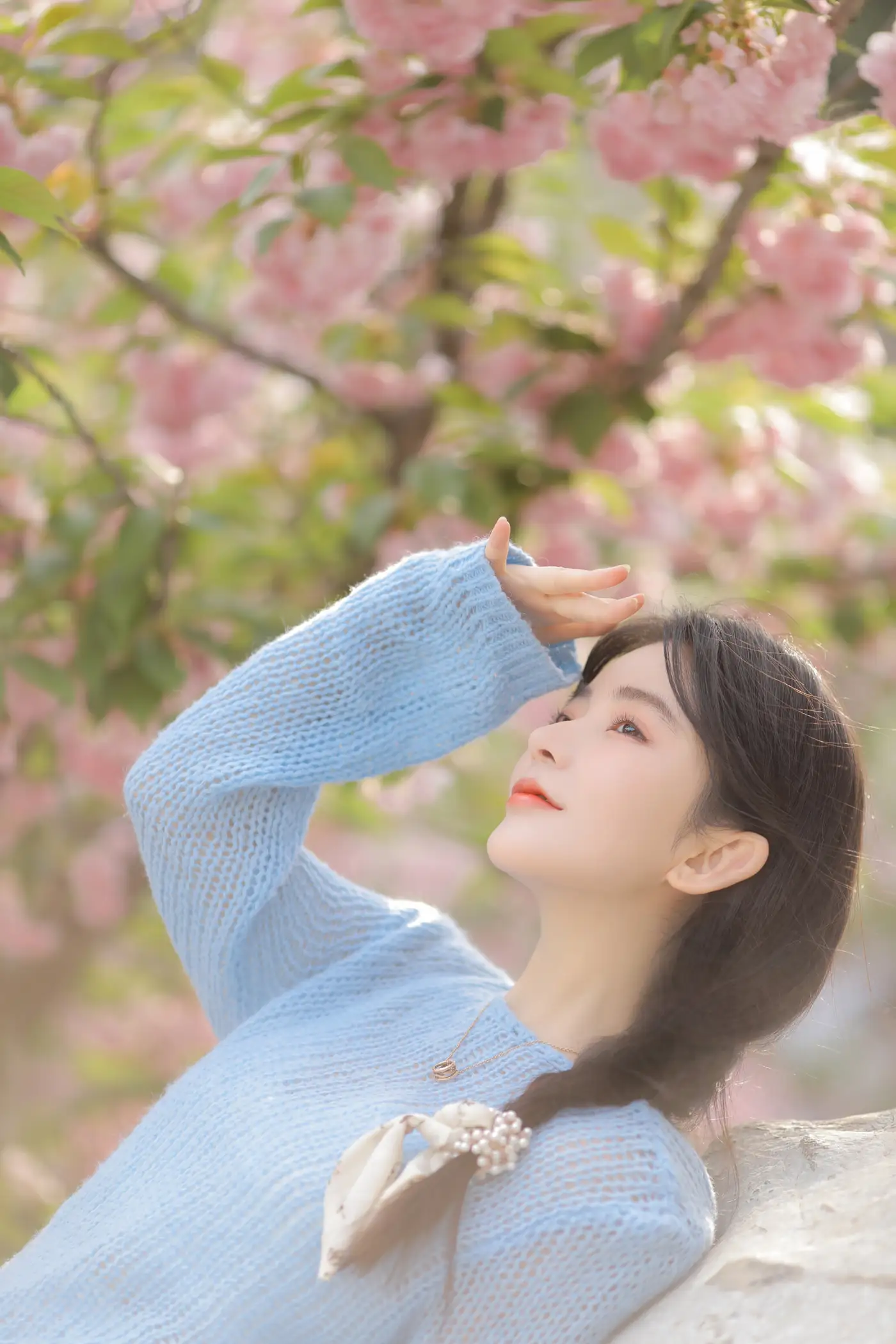 [艺图语] 2022.06.22 Vol.1252 – 粉蓝晚樱 杨伊墨#[29P]-27