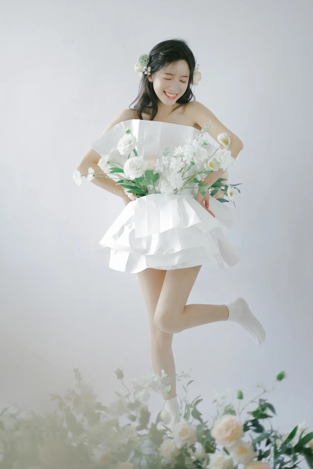 [艺图语] 2022.07.26 Vol.1541 – 花束女孩 一只阿梦崽#[32P]-2