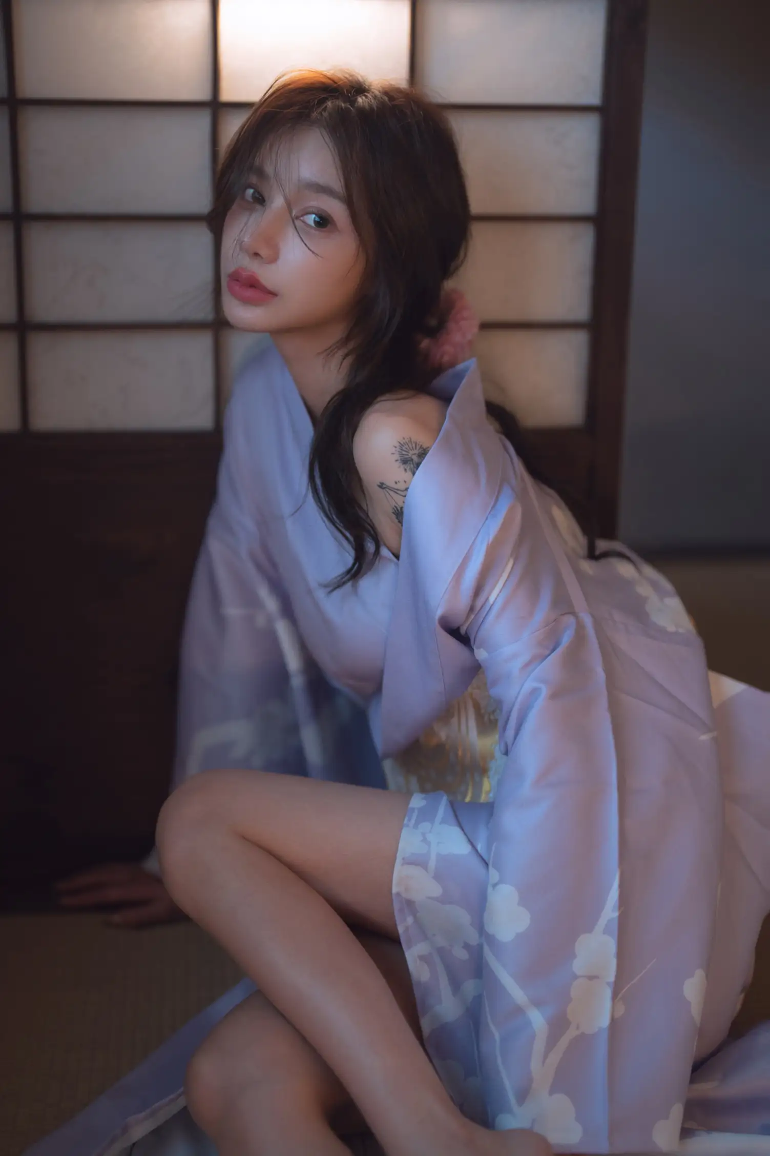 [艺图语] 2022.07.11 Vol.1444 – 轻私纯欲和服写真 姝雯同学#[61P]-1