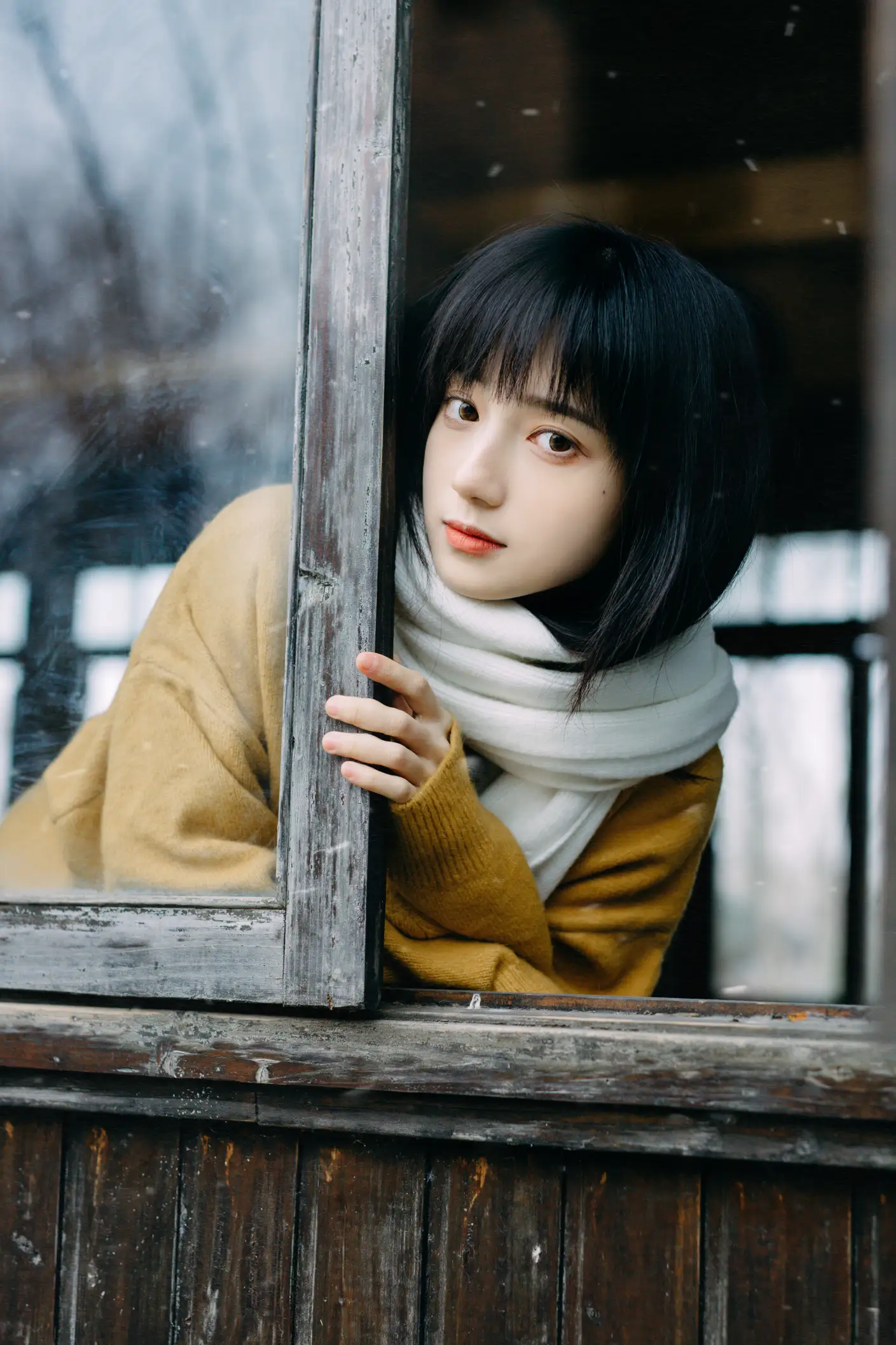 [艺图语] 2021.12.07 Vol.485 – 阴天小木屋 月半了吧#[32P]-26