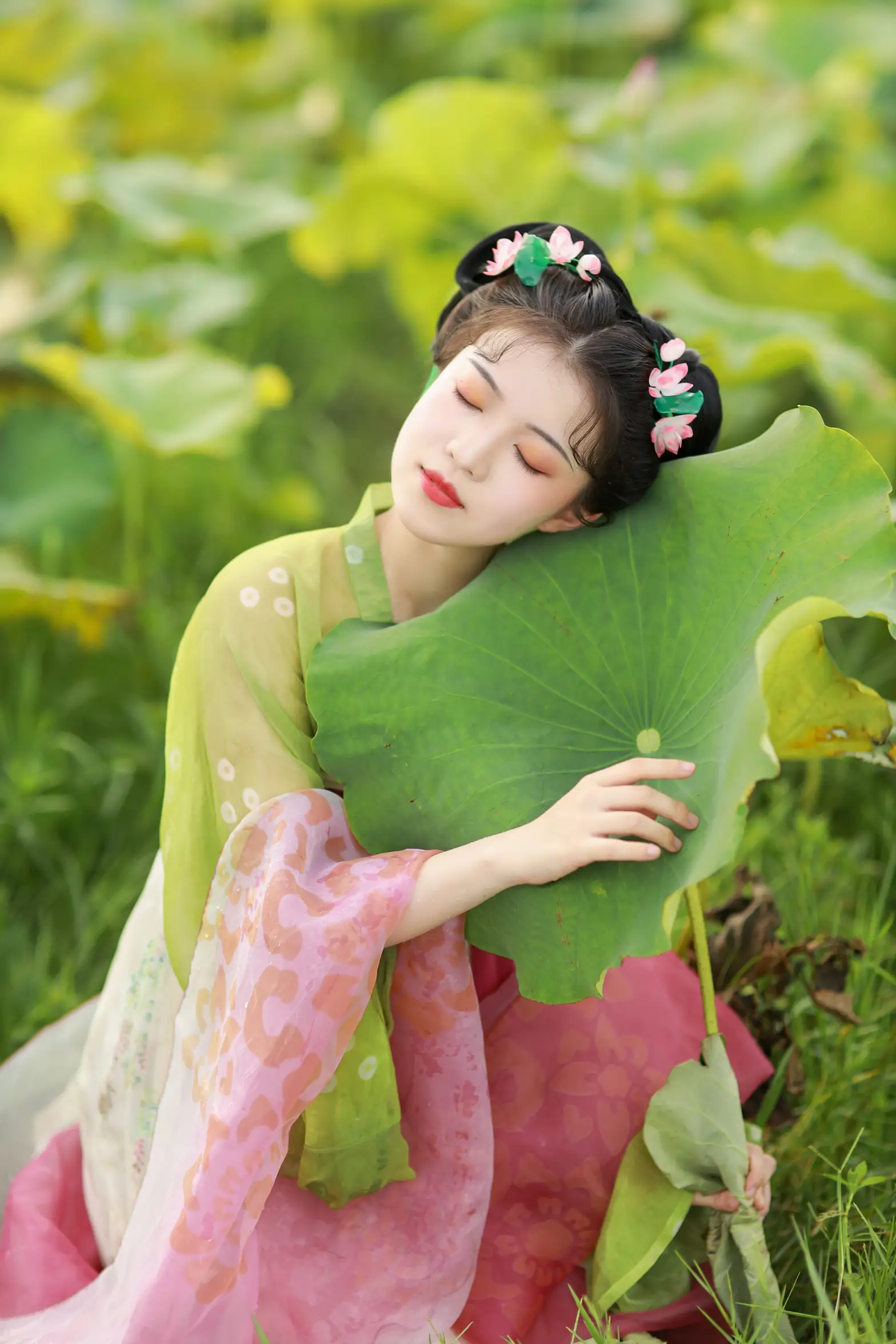 [艺图语] 2022.08.03 Vol.1614 – 荷花少女 我超白_#[30P]-6