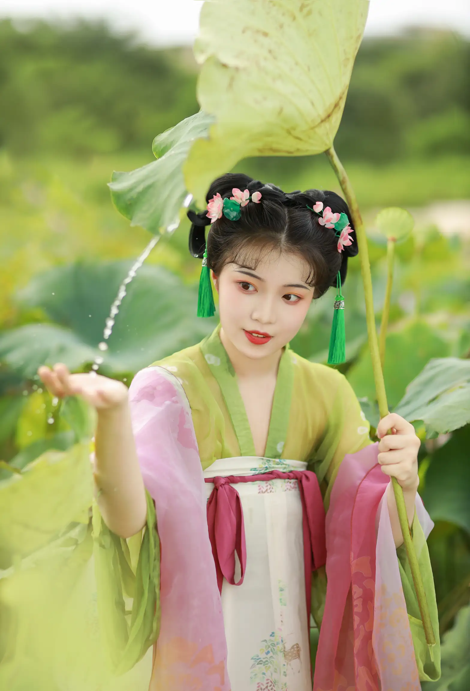 [艺图语] 2022.08.03 Vol.1614 – 荷花少女 我超白_#[30P]-7