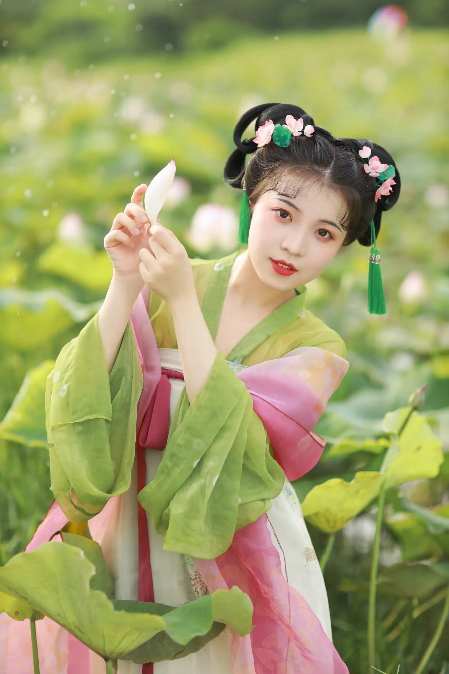 [艺图语] 2022.08.03 Vol.1614 – 荷花少女 我超白_#[30P]-9
