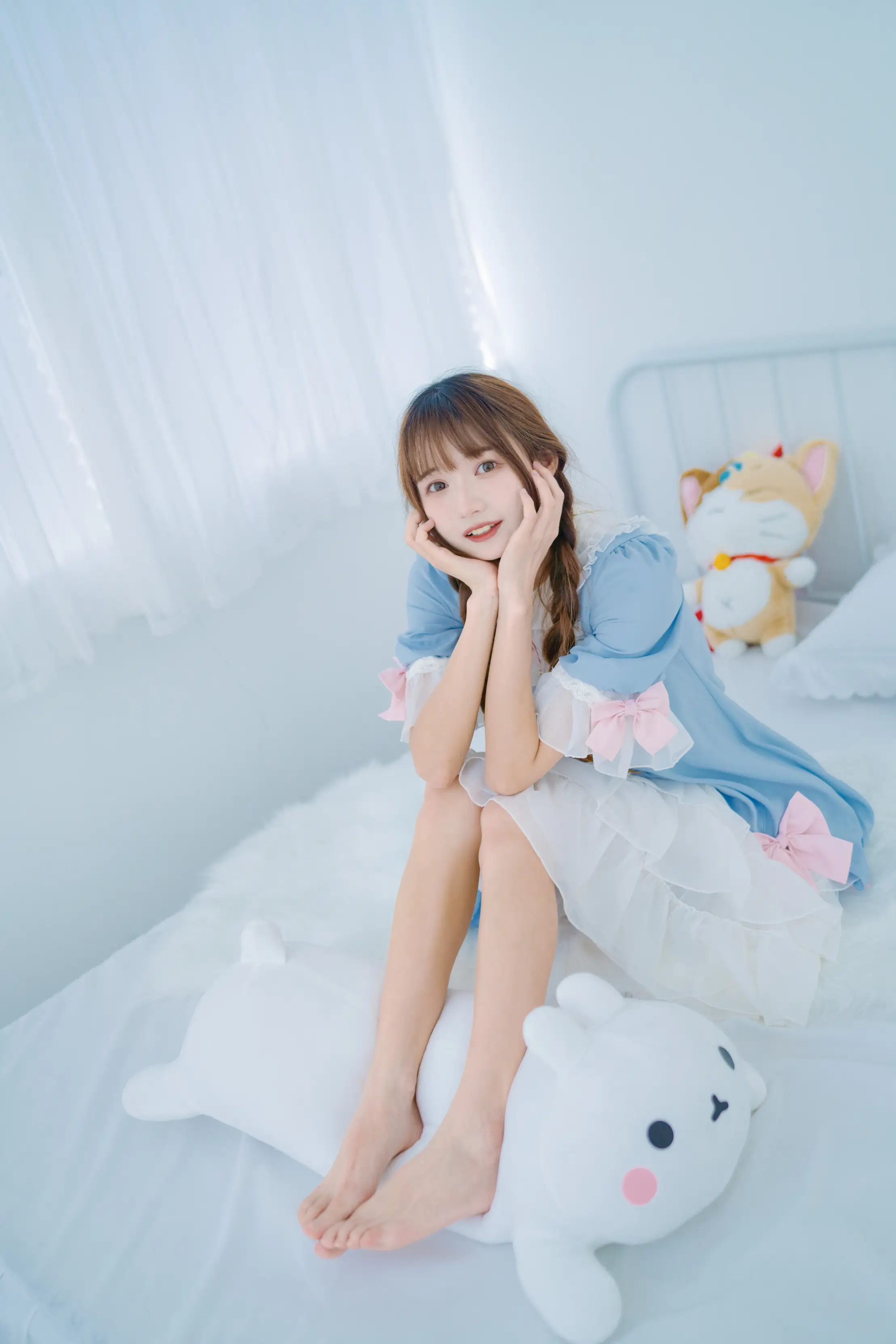 [艺图语] 2022.08.13 Vol.1691 – 纯白色可爱 兔子Zzz不吃胡萝卜#[32P]-15
