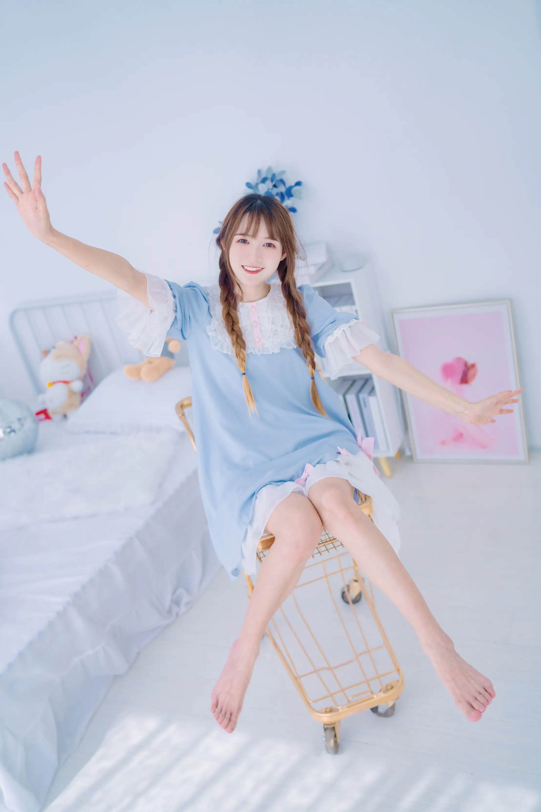 [艺图语] 2022.08.13 Vol.1691 – 纯白色可爱 兔子Zzz不吃胡萝卜#[32P]-17
