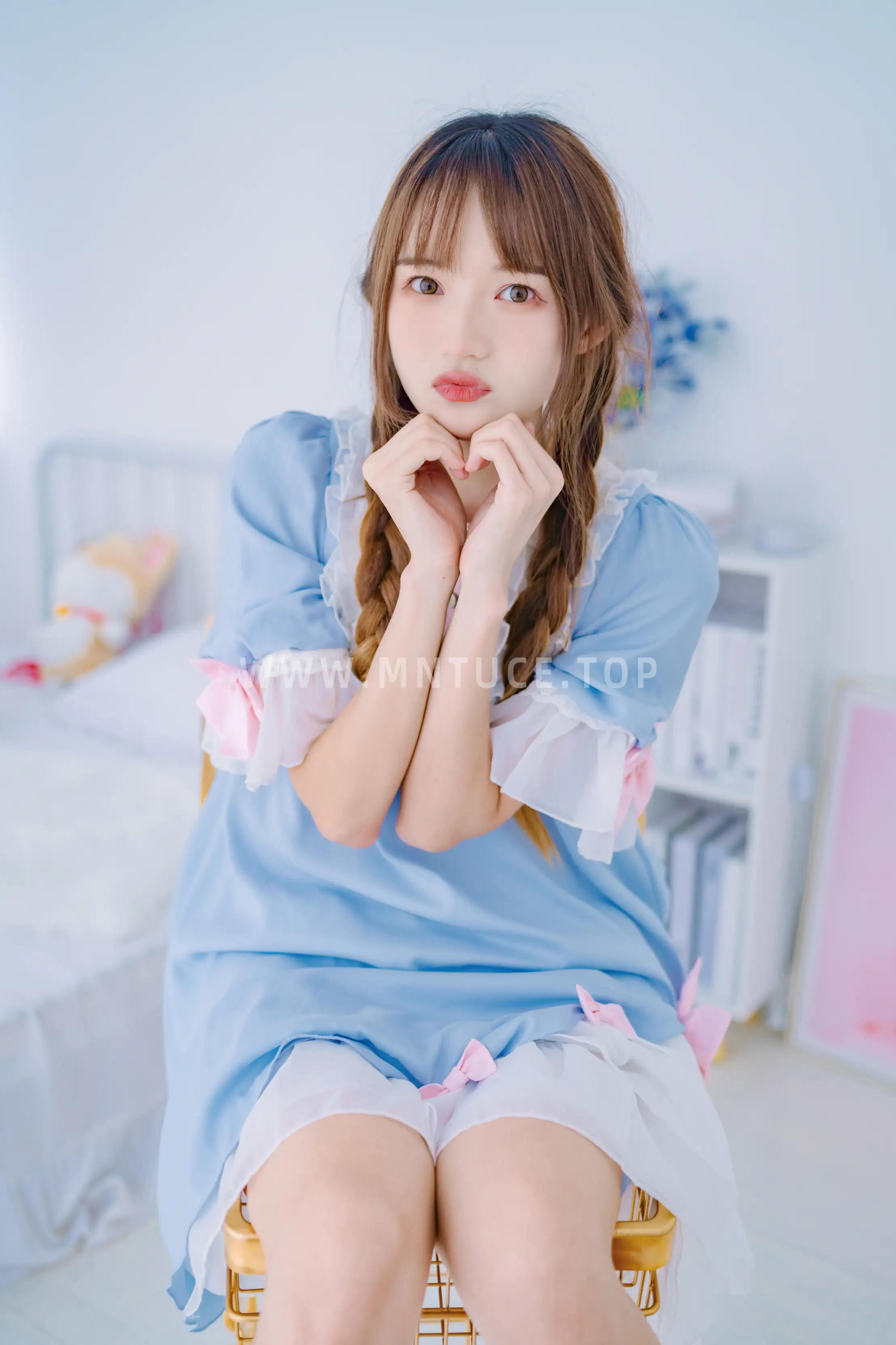 [艺图语] 2022.08.13 Vol.1691 – 纯白色可爱 兔子Zzz不吃胡萝卜#[32P]-18