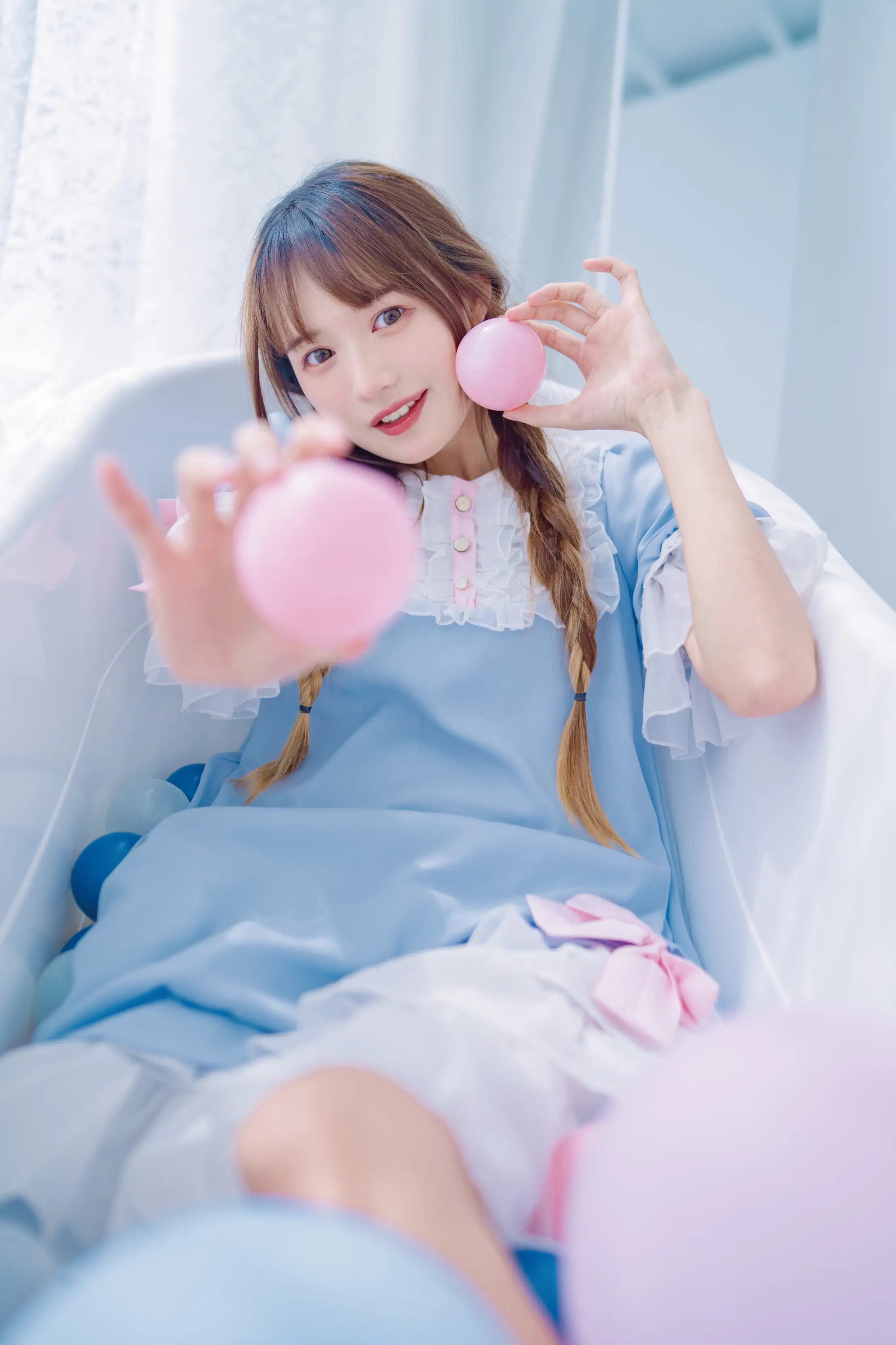 [艺图语] 2022.08.13 Vol.1691 – 纯白色可爱 兔子Zzz不吃胡萝卜#[32P]-21