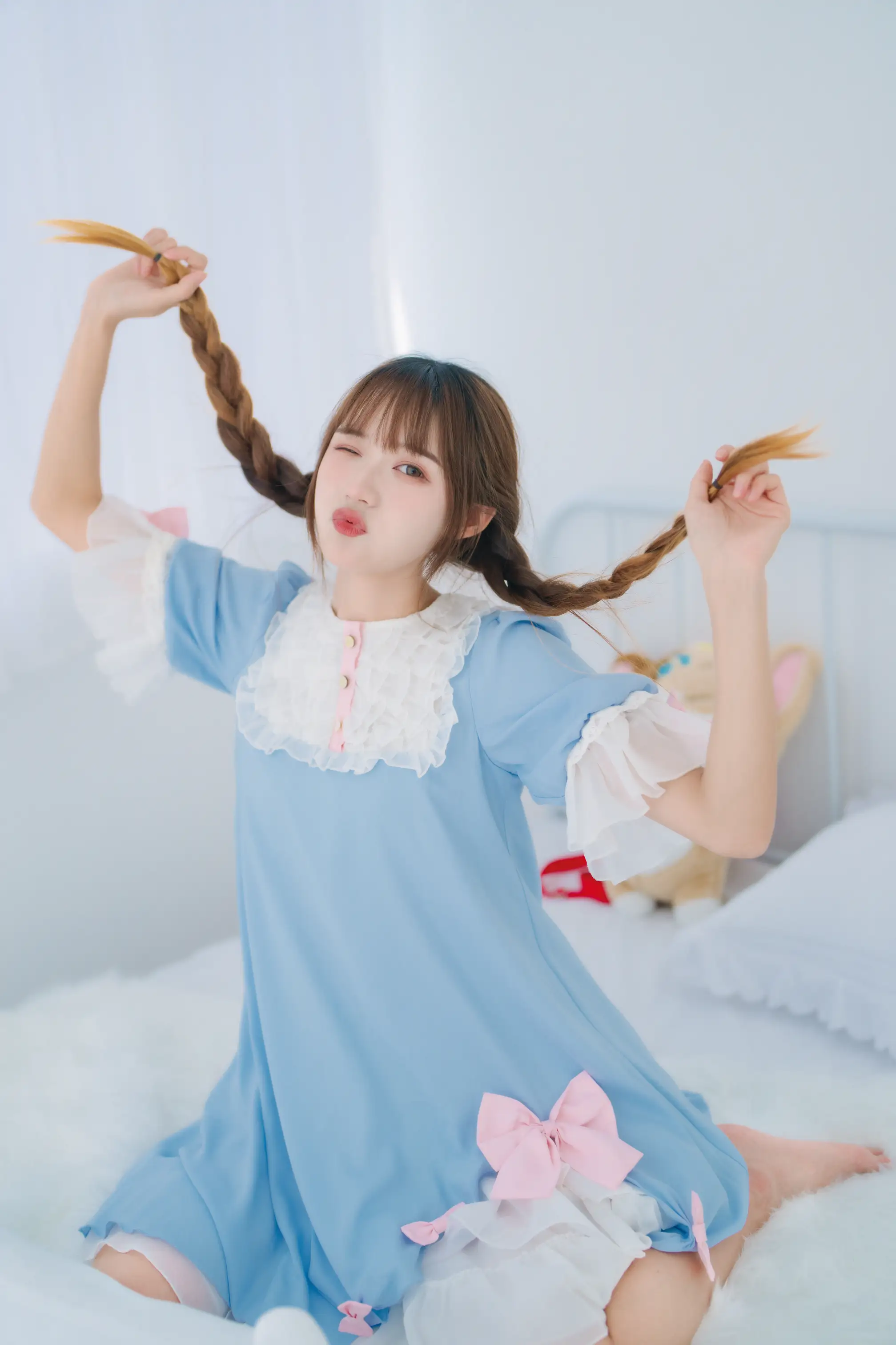 [艺图语] 2022.08.13 Vol.1691 – 纯白色可爱 兔子Zzz不吃胡萝卜#[32P]-27