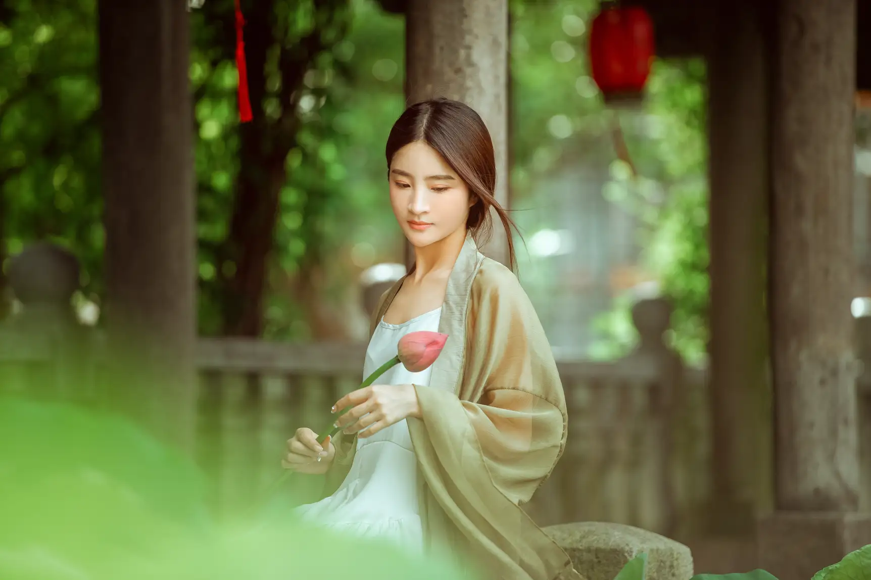 [艺图语] 2022.08.07 Vol.1643 – 荷韵 Smile#[39P]-3
