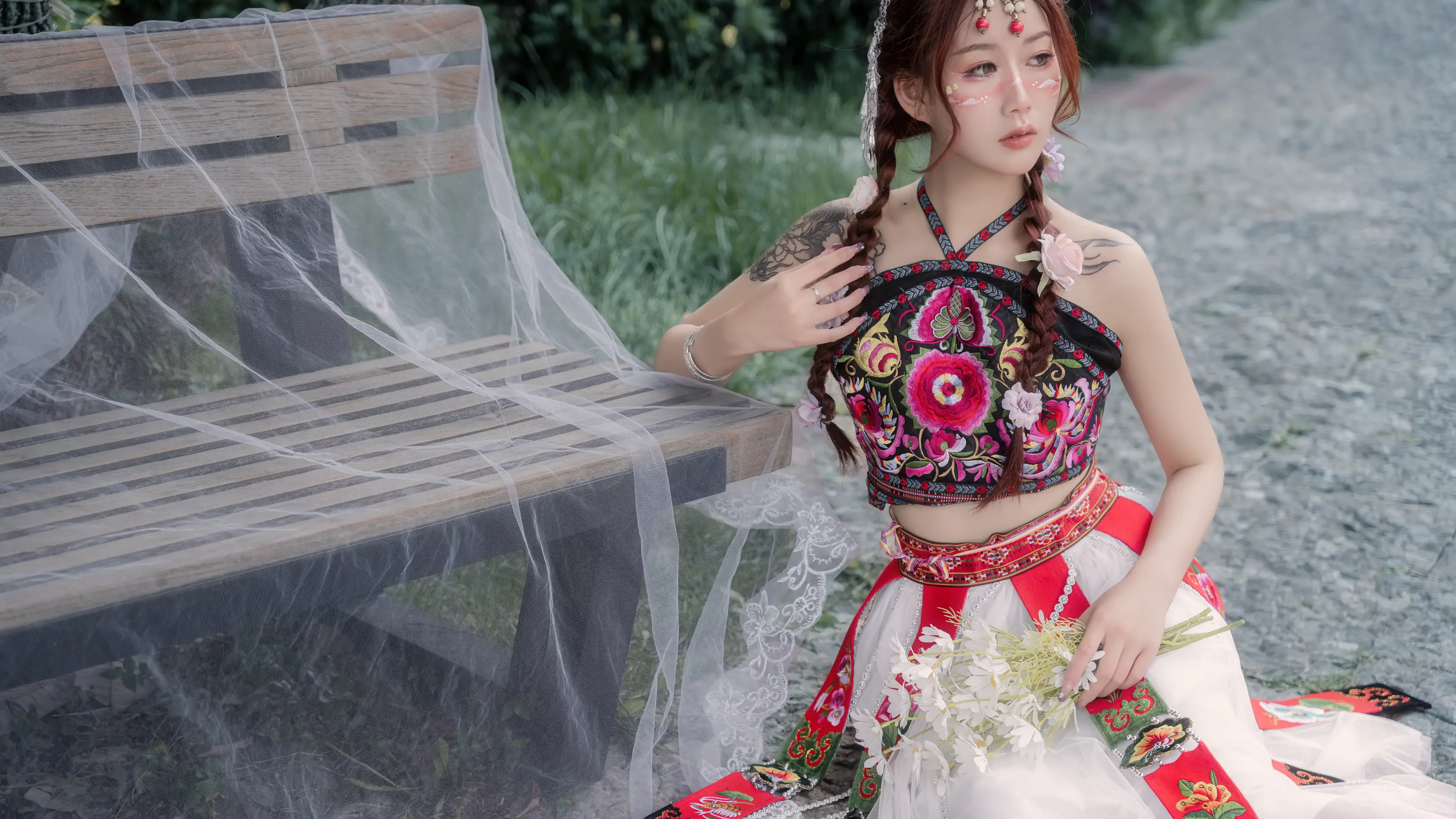 [艺图语] 2022.07.02 Vol.1355 – 蔷薇少女 邓娃儿#[28P]-18