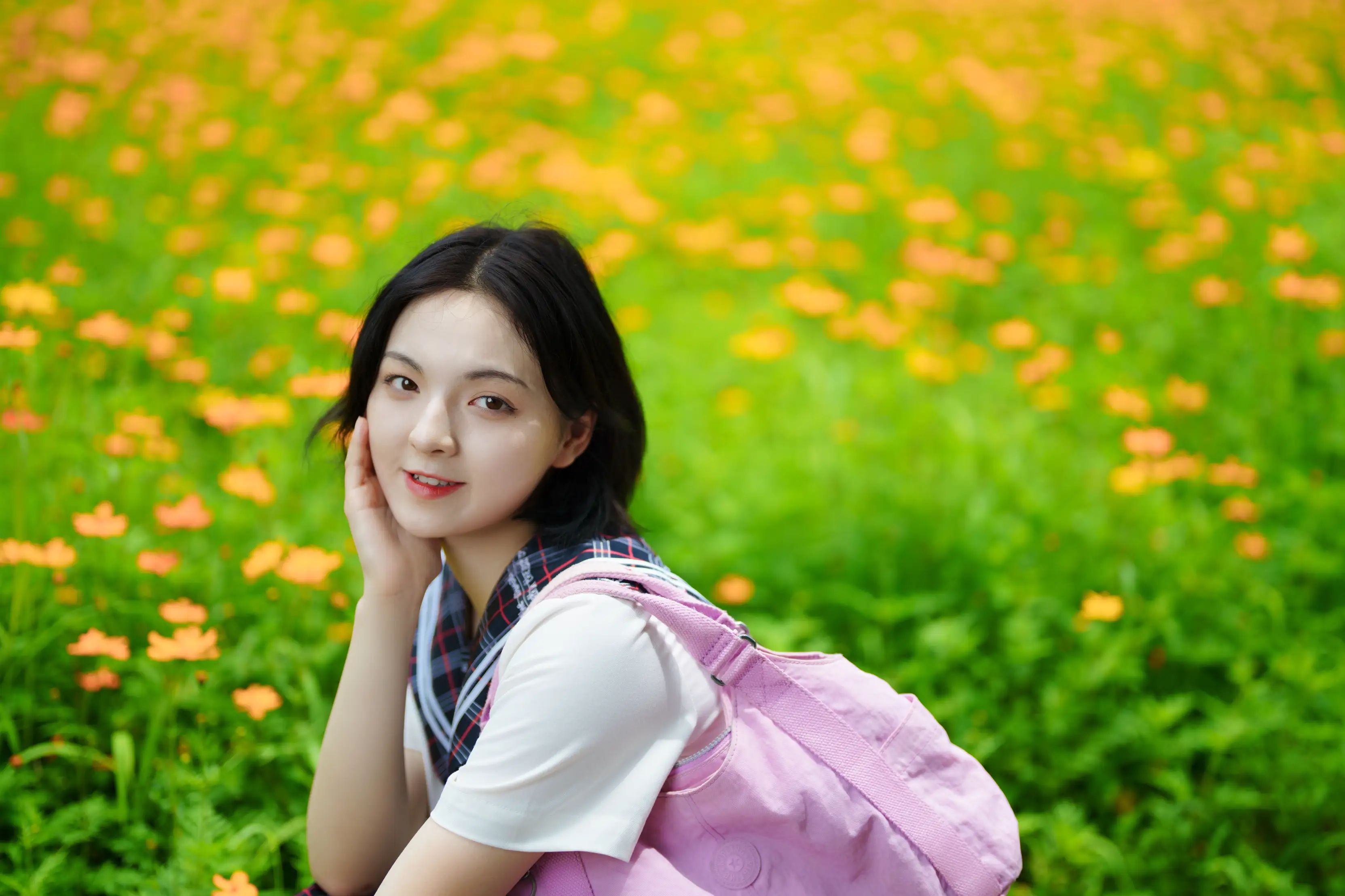 [艺图语] 2021.11.12 Vol.441 – 花田里的JK少女 dudu#[51P]-30