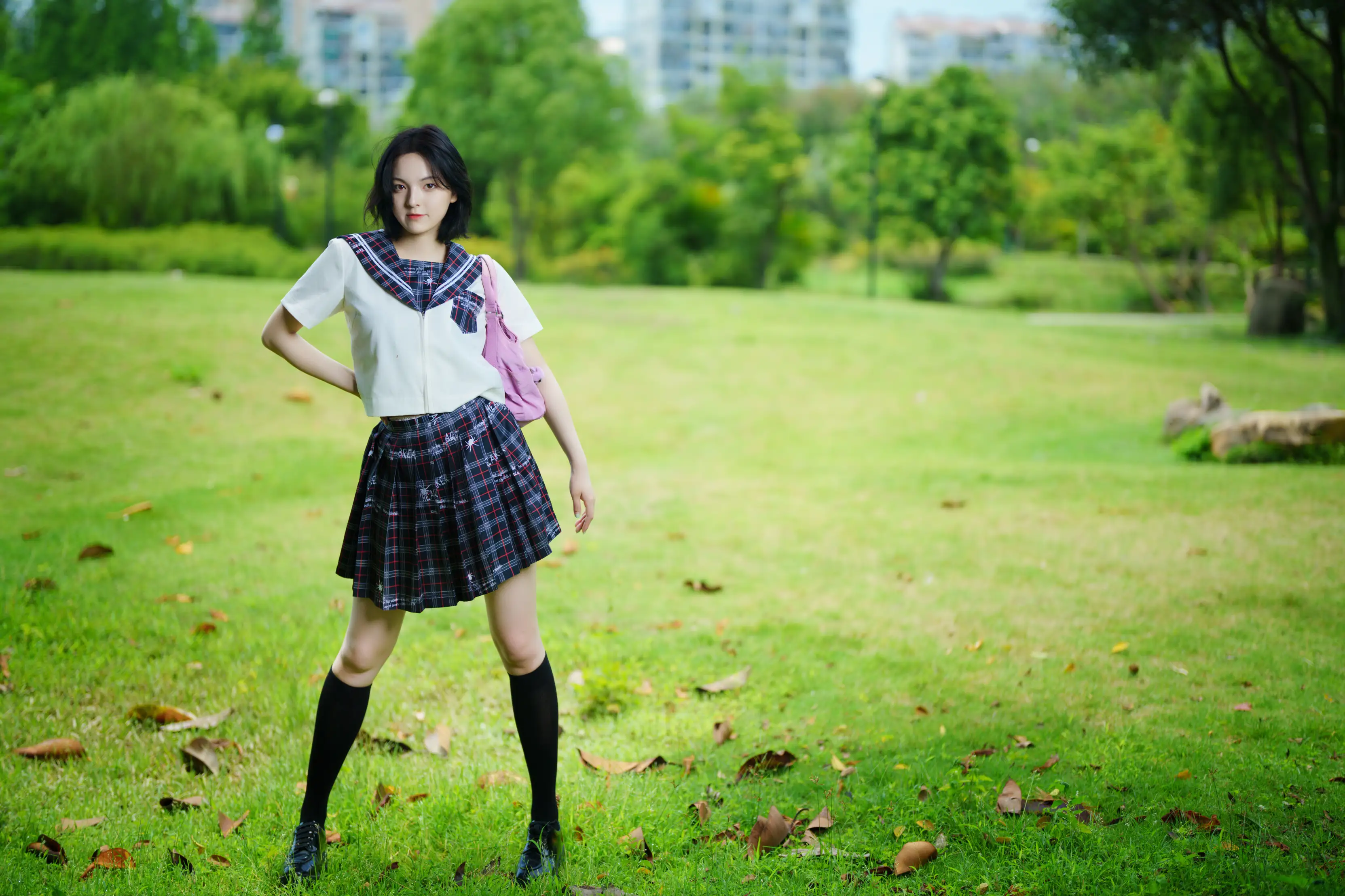 [艺图语] 2021.11.12 Vol.441 – 花田里的JK少女 dudu#[51P]-36