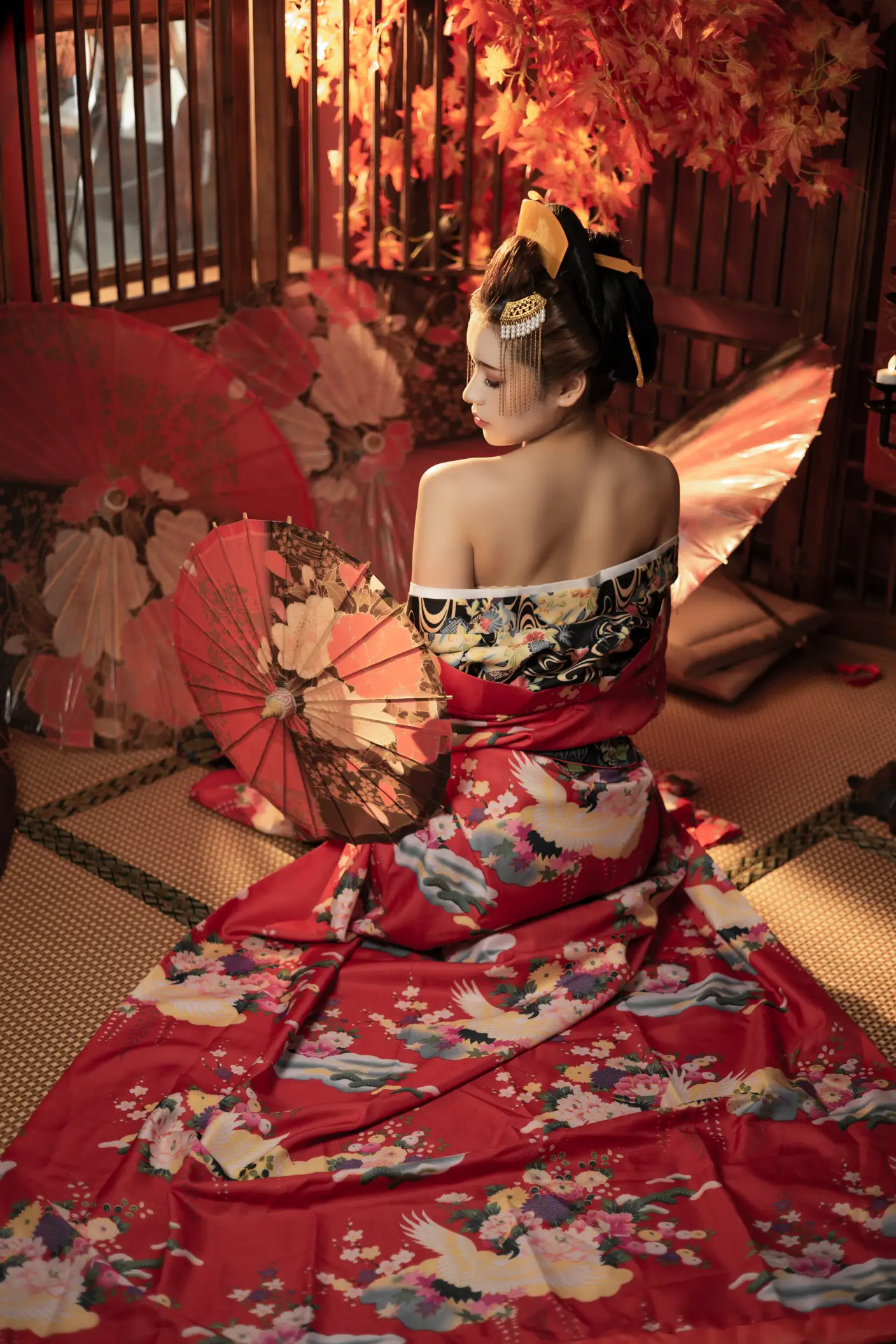 [艺图语] 2022.06.23 Vol.1263 – 恶女花魁 奶酪#[23P]-3