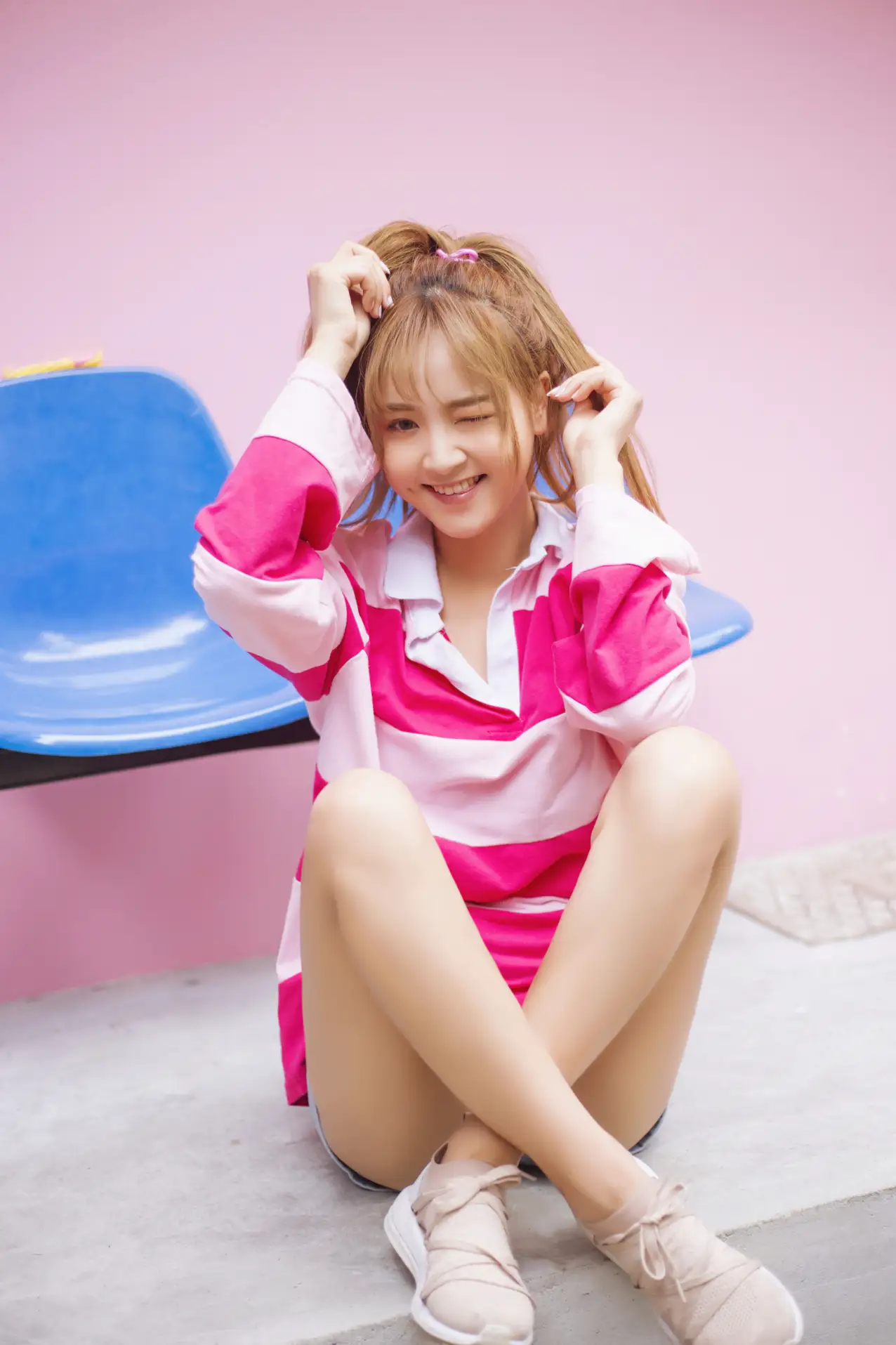 [艺图语] 2022.06.22 Vol.1253 – 粉色少女心 窦鹤鑫#[21P]-17