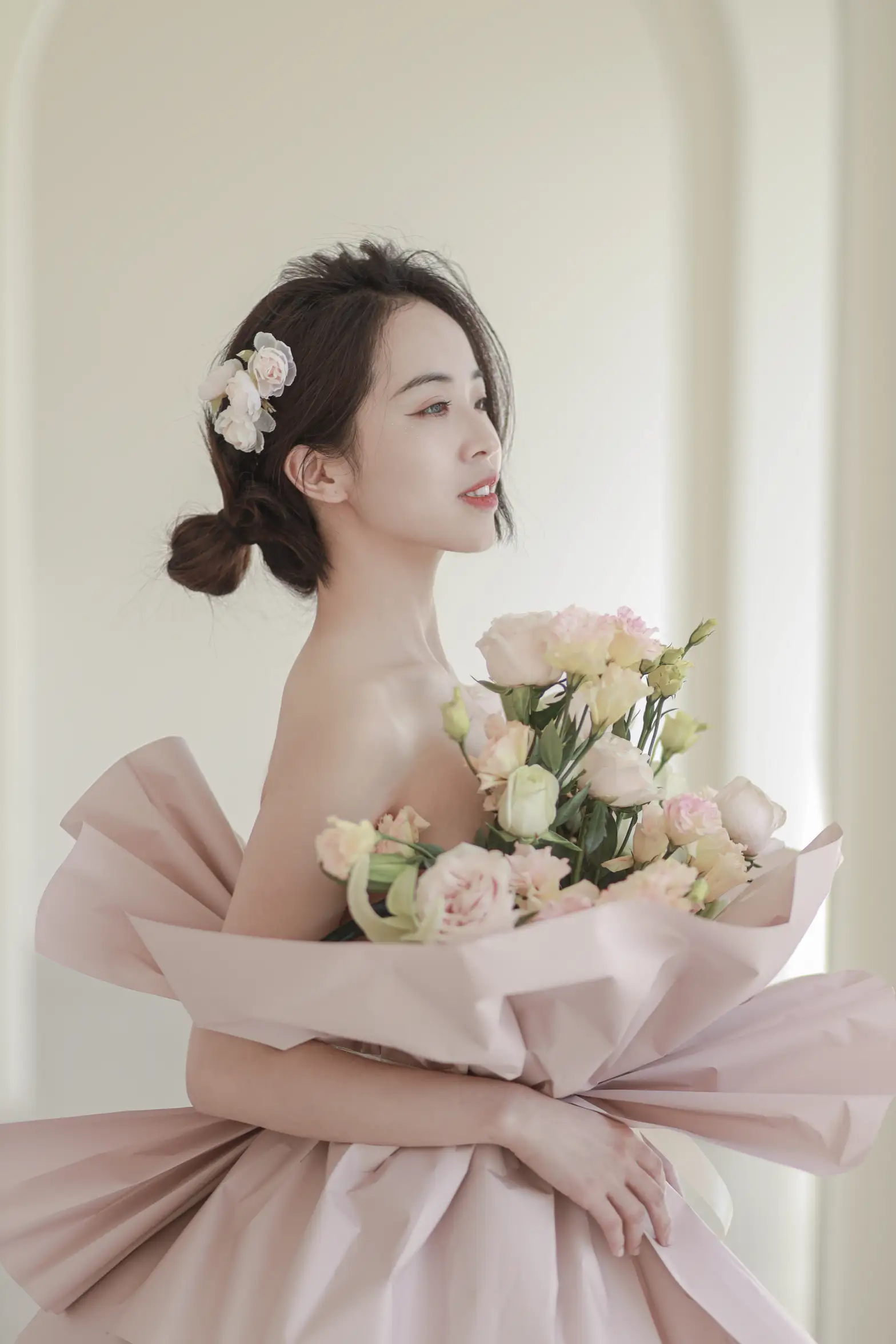 [艺图语] 2022.07.02 Vol.1353 – 花与少女 小朱#[36P]-22