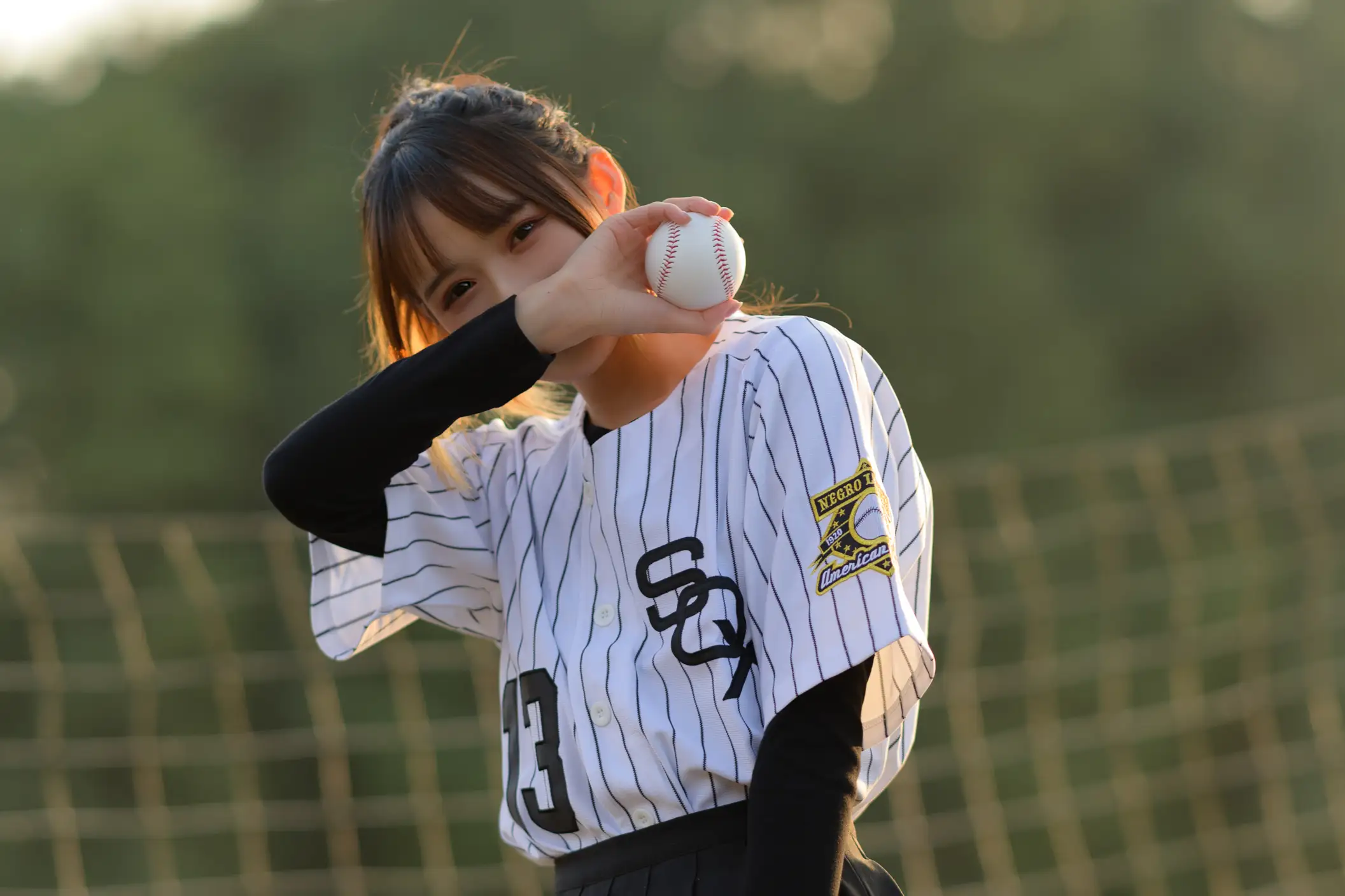 [艺图语] 2022.07.07 Vol.1401 – 棒球少女 兔子Zzz不吃胡萝卜#[37P]-36