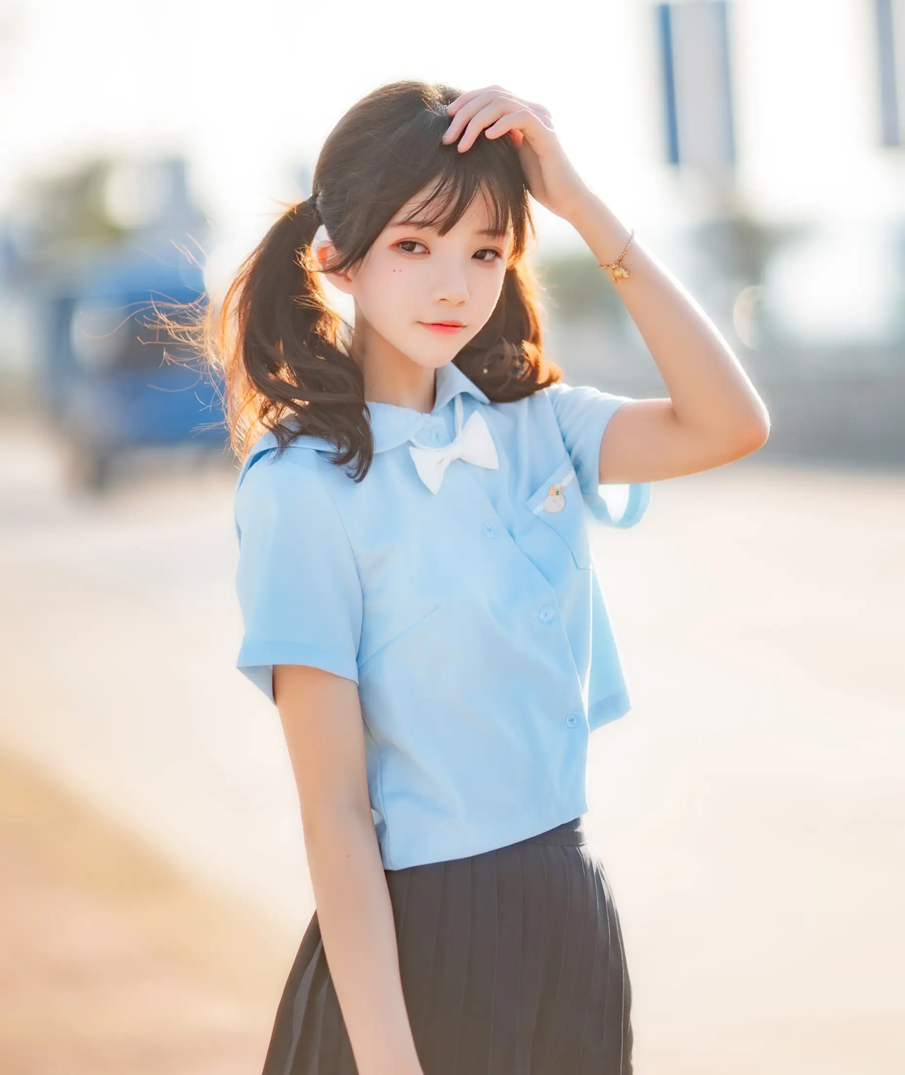 [艺图语] 2022.07.07 Vol.1409 – 蔚蓝 桜桃喵#[33P]-1