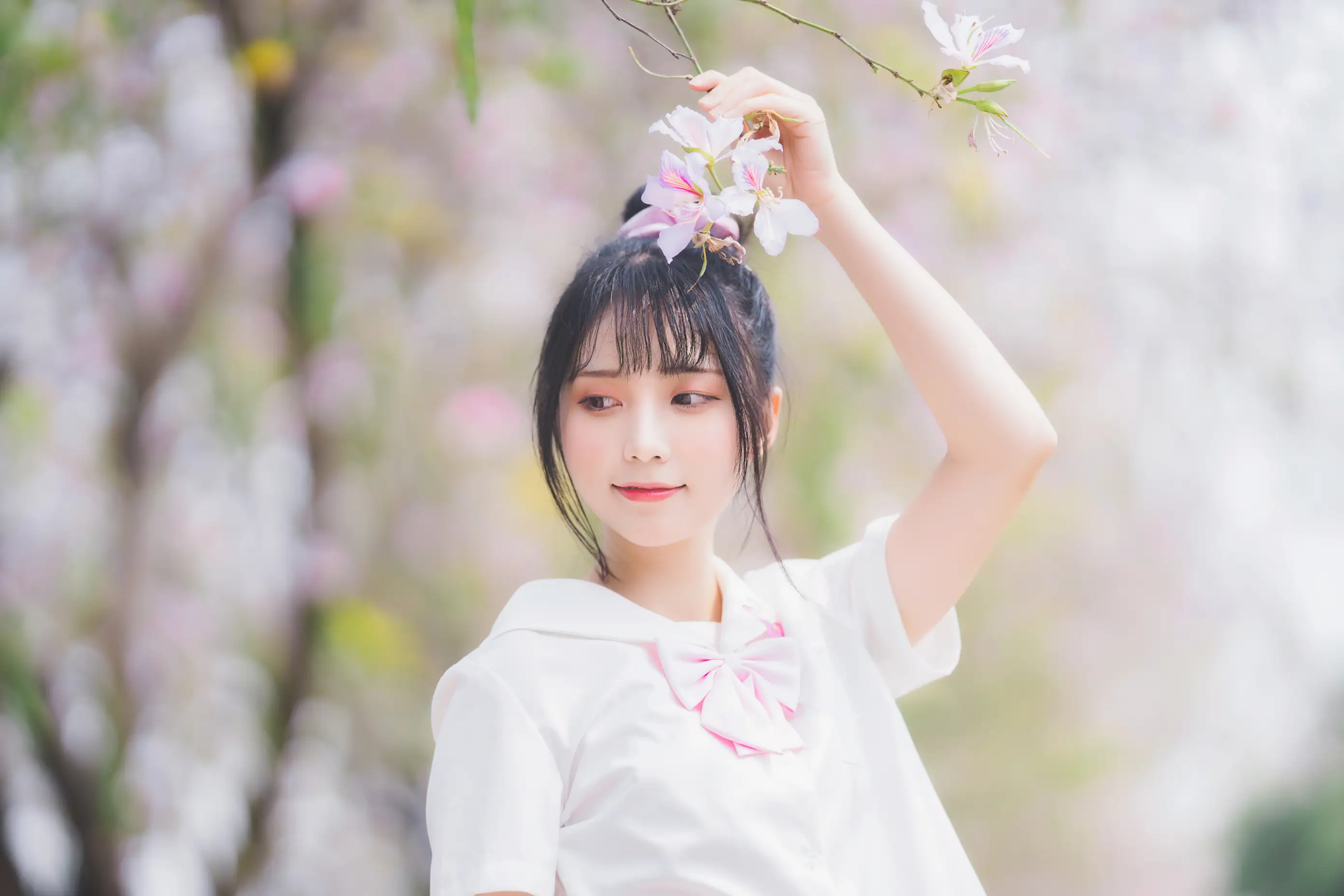 [艺图语] 2022.06.21 Vol.1244 – 花与少女 思涼poi#[35P]-17