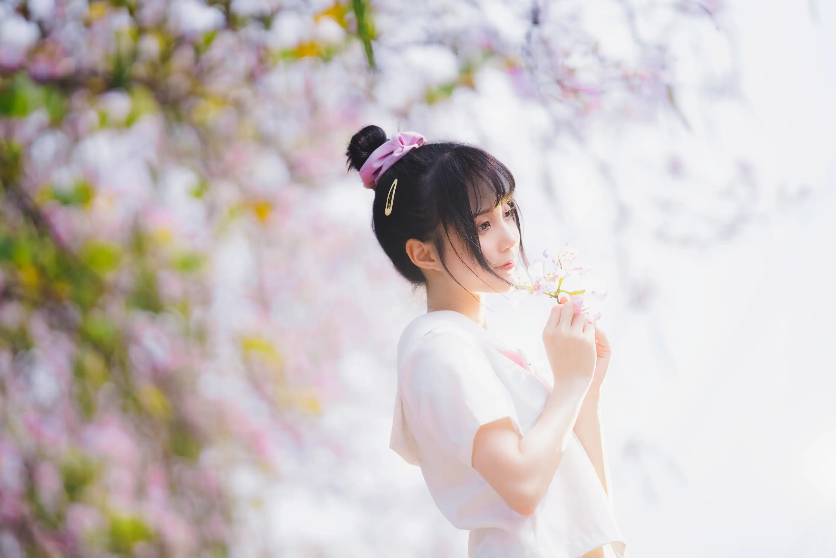 [艺图语] 2022.06.21 Vol.1244 – 花与少女 思涼poi#[35P]-24