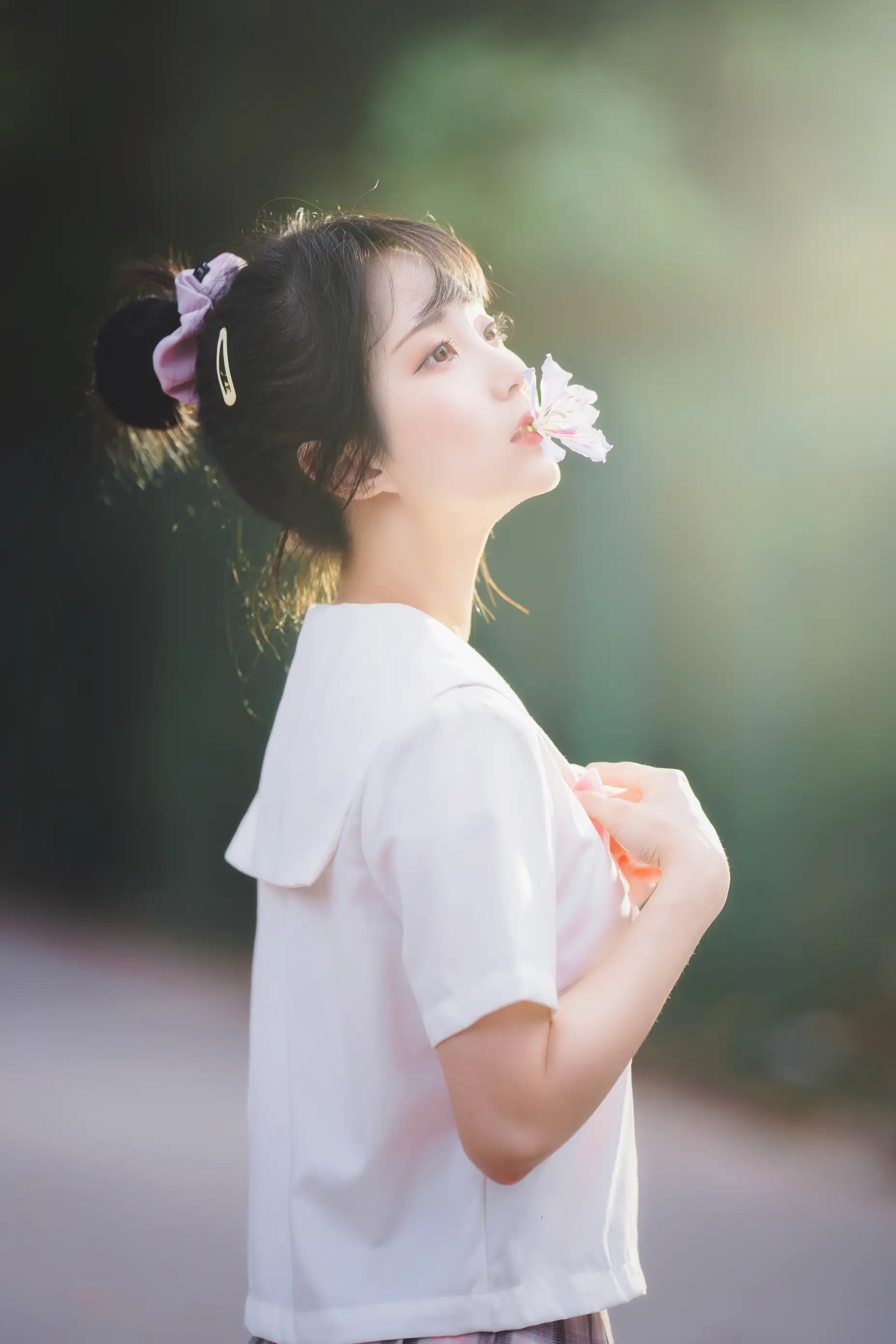 [艺图语] 2022.06.21 Vol.1244 – 花与少女 思涼poi#[35P]-34